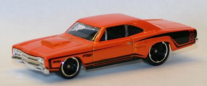 Hot Wheels 2012 - Collector # 084/247 - Muscle Mania / MOPAR 4/10 - '69 Dodge Coronet Super Bee - Orange - M5 Wheels - USA Card