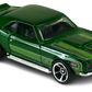 Hot Wheels 2012 - Collector # 102/247 - Muscle Mania - GM 02/10 - '68 Copo Camaro - Dark Green - Green & Sliver Stripes - USA