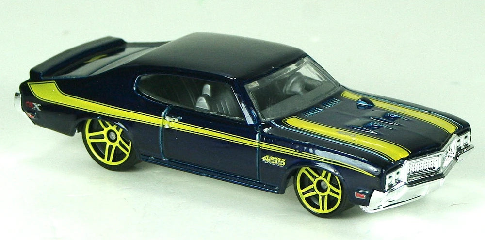 Hot Wheels 2012 - Collector # 109/247 - Muscle Mania / GM 8/10 - '70 Buick GSX - Blue - USA '13 Card