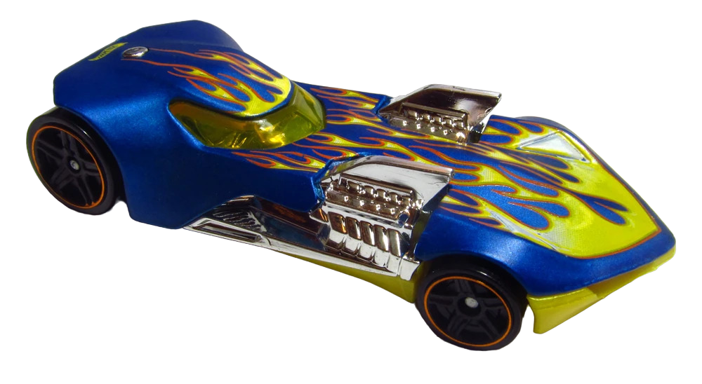 Hot Wheels 2012 - Collector # 152/247 - Heat Fleet 02/10 - Twin Mill III - Satin Blue - USA