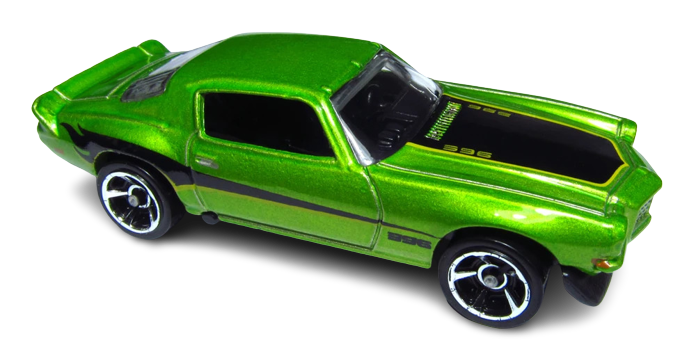 Hot Wheels 2014 - Collector # 231/250 - HW Workshop / Muscle Mania - '70 Camaro - Green - USA