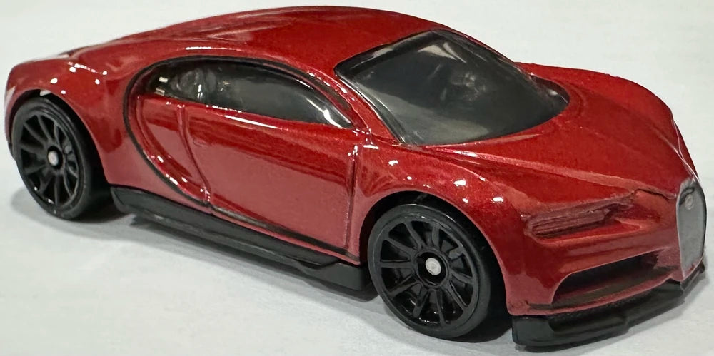 Hot Wheels 2024 Collector 201 250 Quarter Mile Heroes 2 5 16 Bugatti Chiron Metallic Red IC