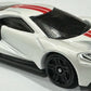 Hot Wheels 2024 - Collector # 240/250 - HW Exotics 9/10 - '17 Ford GT - White / Red Stripe - USA Card