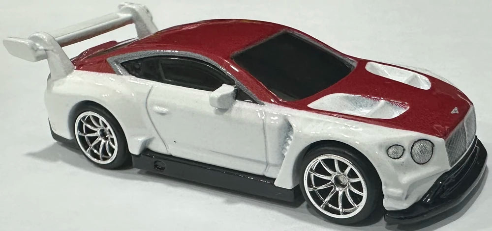 Hot Wheels 2024 Premium Fast Furious Series 4 5 2018 Bentley Continental GT3 White Maroon Metal Metal Real Riders