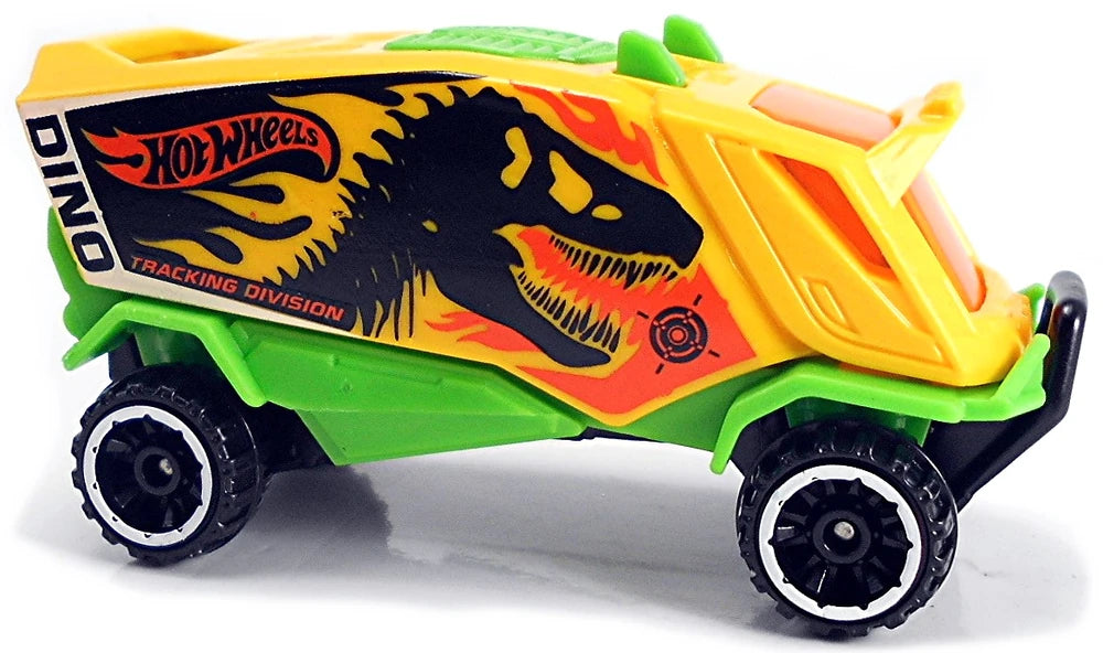 Hot Wheels 2021 - Collector # 026/250 - Dino Riders 2/5 - Aero Pod - Yellow / Dinosaur