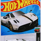 Hot Wheels 2023 - Collector # 013/250 - HW Roadsters 2/10 - '17 Pagani Huayra Roadster - White - IC