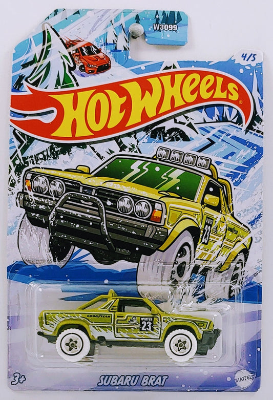 Hot Wheels 2023 - Holiday Hot Rods / Winter Series 4/5 - Subaru B.R.A.T. - Satin Anti-Freeze / #23 - Walmart Exclusive