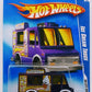 Hot Wheels 2009 - Collector # 113/190 - Hot Wheels City Works 7/10 - Sweet Streets (Ice Cream Truck / Food Truck) - Purple - Red Lines on 5 Spokes - Walmart Exclusive - USA Card