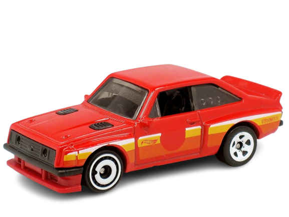 Hot Wheels 2023 - Collector # 004/250 - Retro Racers 01/10 - Ford Escort RS2000 - Red - USA