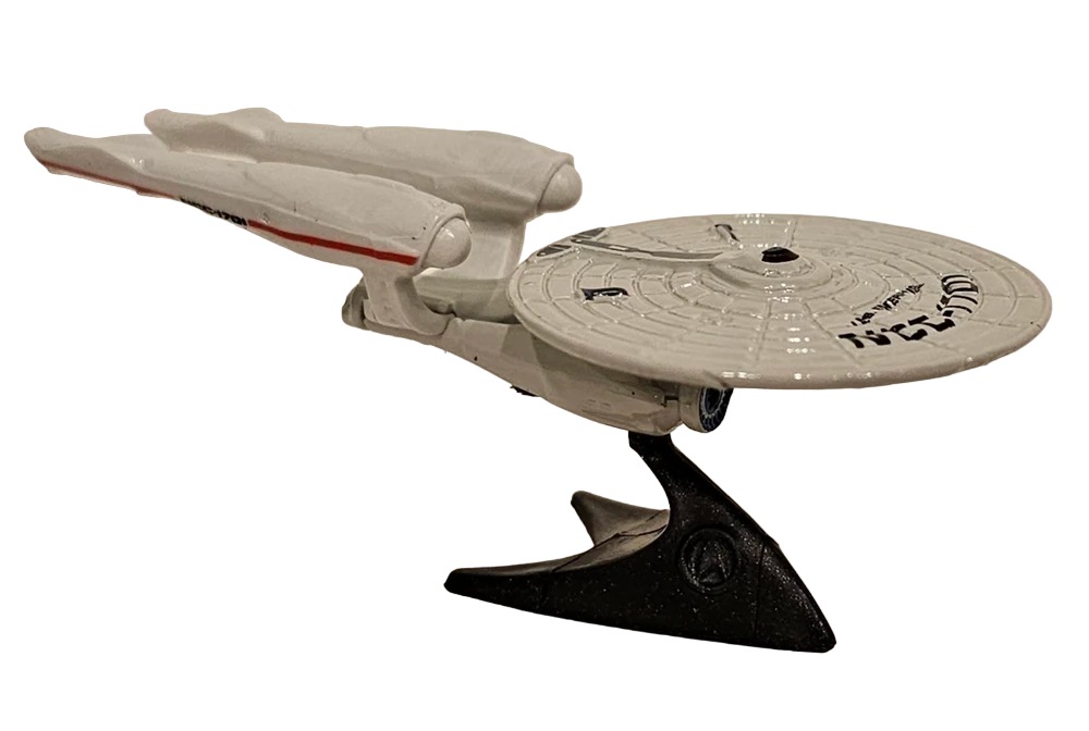 Hot Wheels 2024 - Collector # 004/250 - HW Screen Time 02/10 - U.S.S. Enterprise NCC-1701 - Satin White - Star Trek - USA