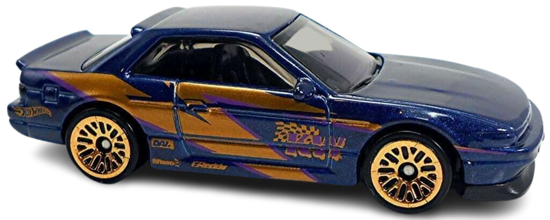 Hot Wheels 2020 - Collector # 111/250 - HW Speed Graphics 7/10 - New Models - Nissan Silva(S13) - Dark Blue / KW Logo - USA Card