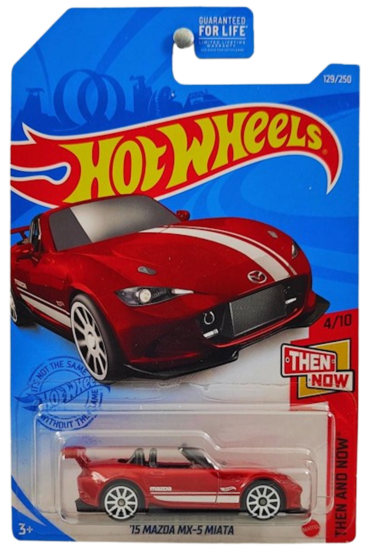 Hot Wheels 2021 - Collector # 129/250 - Then And Now 04/10 - '15 Mazda MX-5 Miata - Red - USA