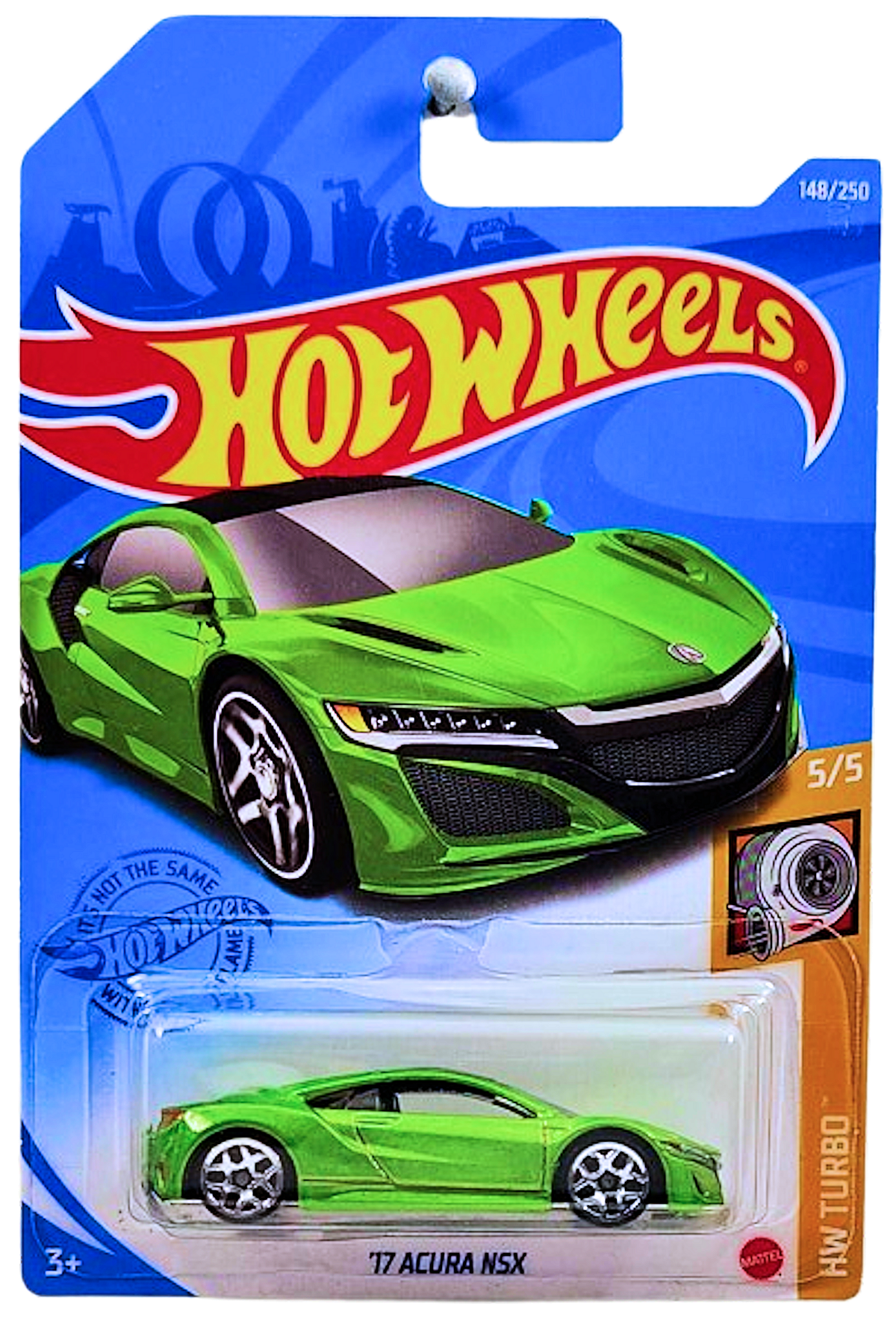 Hot Wheels 2021 - Collector # 148/250 - HW Turbo 5/5 - '17 Acura NSX - Green - IC