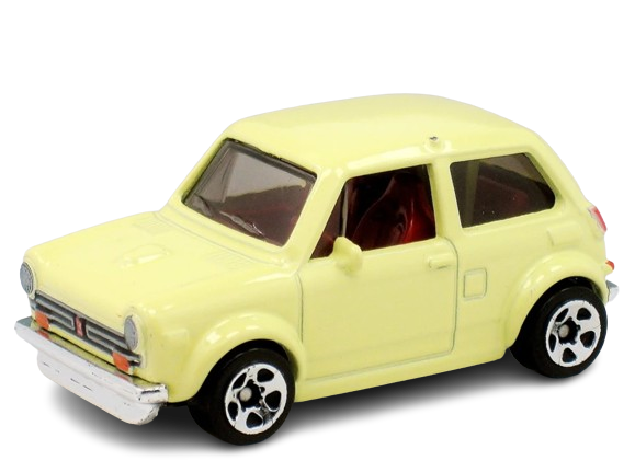 Hot Wheels 2021 - Collector # 187/250 - HW J-Imports 7/10 - New Models - CUSTOM '70 Honda N600 - Pale Yellow - International Card