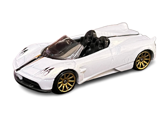 Hot Wheels 2023 - Collector # 013/250 - HW Roadsters 2/10 - '17 Pagani Huayra Roadster - White - USA