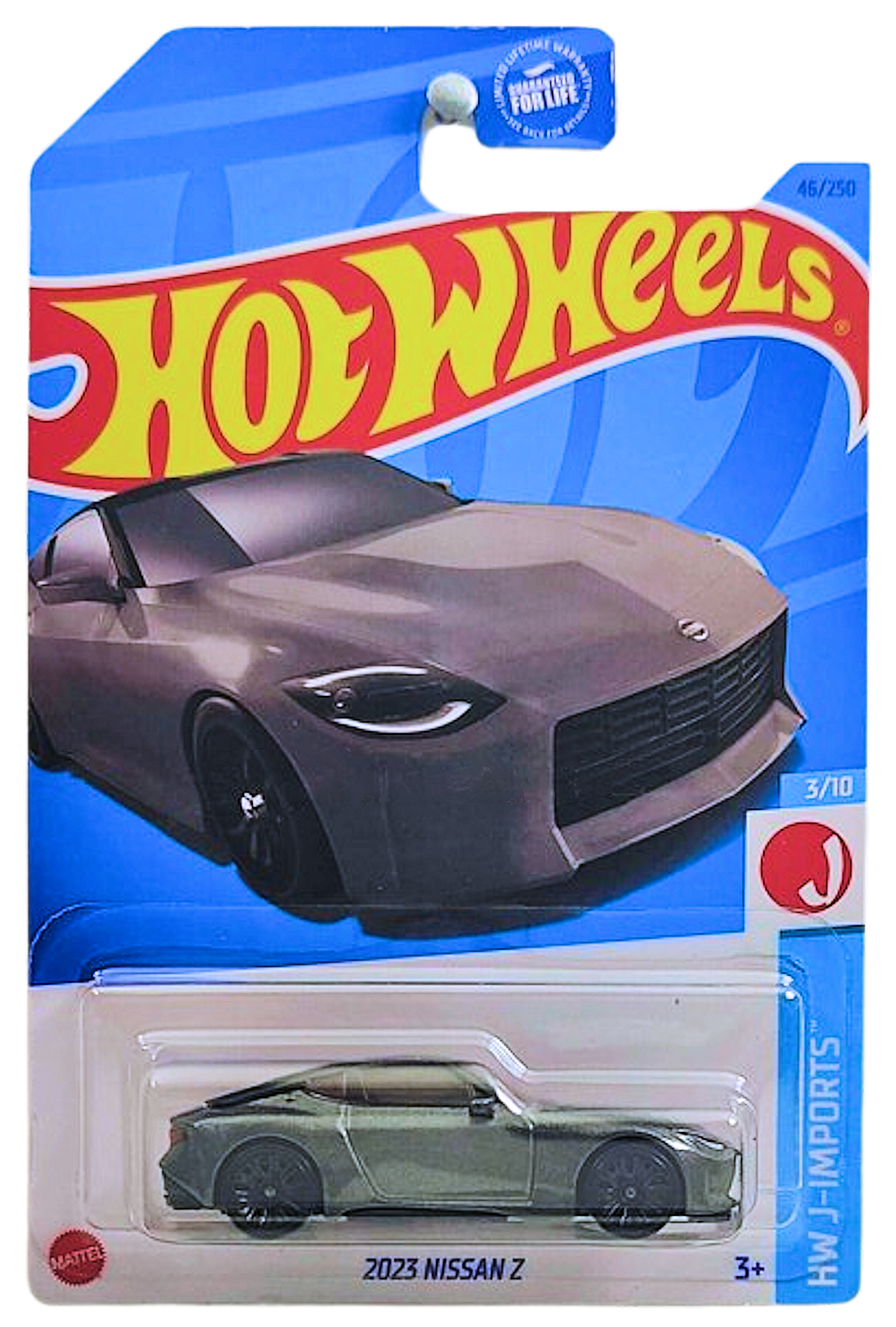 Hot Wheels 2023 - Collector # 046/250 - HW J-Imports 2/5 - 2023 Nissan Z - Gray - "From the Vault" Exclusive - USA