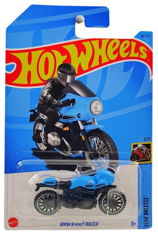 Hot Wheels 2023 - Collector # 068/250 - HW Moto 2/5 - Treasure Hunts - BMW R nineT Racer - Blue - IC