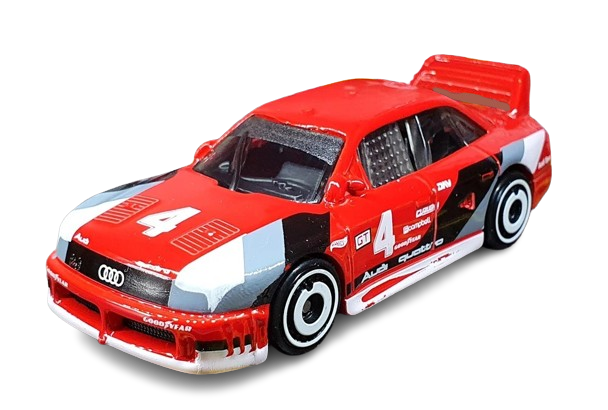 Hot Wheels 2023 - Collector # 077/250 - Retro Racers 06/10 - New Models - Audi '90 Quattro - Red - IC