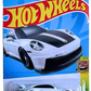 Hot Wheels 2023 - Collector # 177/250 - HW Exotics 2/10 - Porsche 911 GT3 - White / Black Stripes - Kroger Exclusive - USA Card