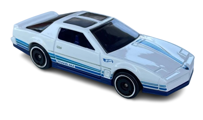 Hot Wheels 2023 - Collector # 180/250 - Muscle Mania 08/10 - '84 Pontiac Firebird - White - 'Trans Am' - USA