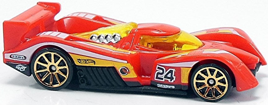 Hot Wheels 2012 - Collector # 069/247 - Track Stars 4/15 - 24 Ours - Red - USA Card