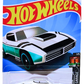 Hot Wheels 2024 - Collector # 006/250 - HW Dream Garage 01/05 - Custom Otto - Orange - Black & Aqua Stripes - M5 Wheels - USA Card