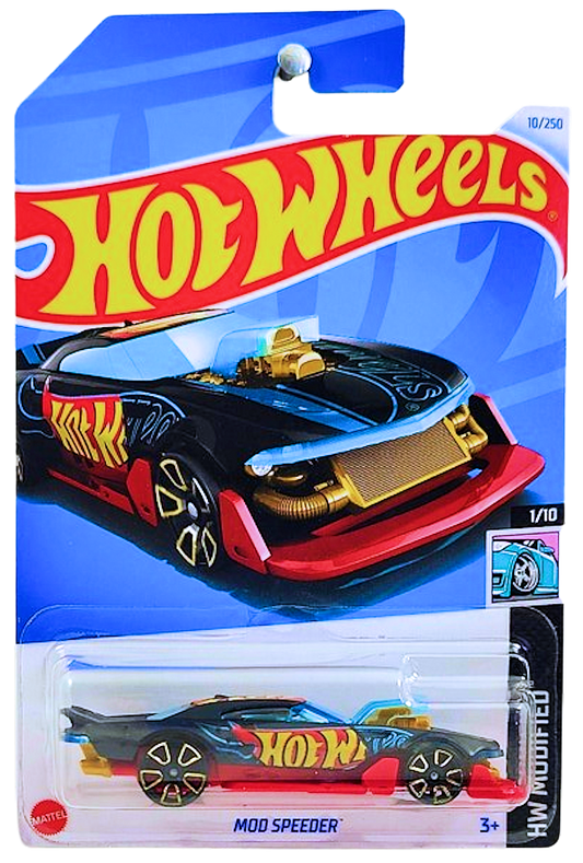 Hot Wheels 2024 - Collector # 010/250 - HW Modified 01/10 - Mod Speeder - Matte Black - IC