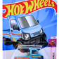 Hot Wheels 2024 - Collector # 021/250 - Compact Kings 01/05 - Mighty K - Metalflake Light Blue - 'GMG Surf & Skate' - IC