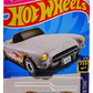 Hot Wheels 2024 - Collector # 029/250 - HW Screen Time 03/10 - 1956 Corvette - Gray - 'Ken' - Barbie: The Movie - IC