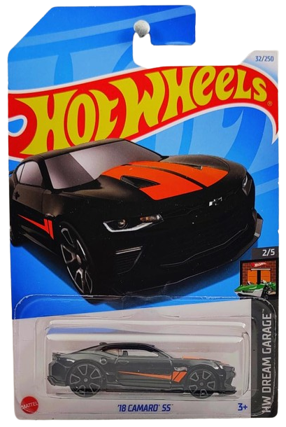 Hot Wheels 2024 - Collector # 032/250 - HW Dream Garage 2/5 - '18 Camaro SS - Black - IC