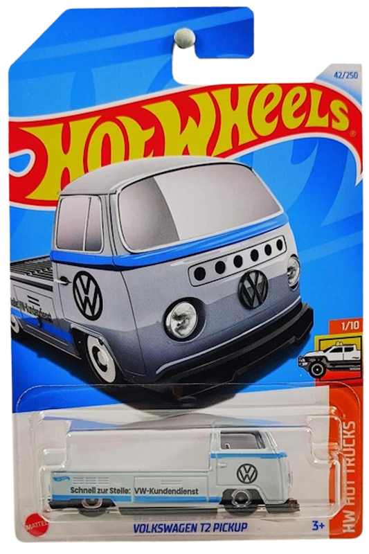 Hot Wheels 2024 - Collector # 047/254 - HW Hot Trucks 1/10 - Volkswagen T2 Pickup - Gray - IC