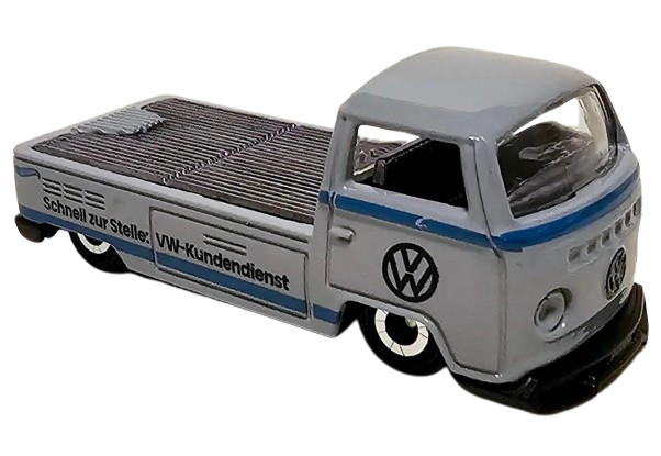 Hot Wheels 2024 - Collector # 047/254 - HW Hot Trucks 1/10 - Volkswagen T2 Pickup - Gray - USA Card