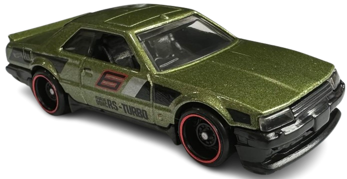 Hot Wheels 2024 - Collector # 044/250 - HW J-Imports 1/10 - Nissan Skyline RS (KDR30) - Metalflake Olive Green - USA Card