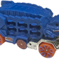 Hot Wheels 2024 - Collector # 055/250 - HW Screen Time 4/10 - New Models - HW Ultimate T-Rex Transporter - Blue - USA Card