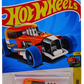 Hot Wheels 2024 - Collector # 061/250 - HW Art Cars 1/10 - Mod Rod - Orange / "C" on Roof - Blue Tires, 5 Spokes Rear & Aero Disc Front - Dollar Stores Exclusive - USA Card