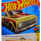 Hot Wheels 2024 - Collector # 083/250 - HW Art Cars 2/10 - '67 Chevy C10 - Tan / "E" - IC