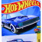 Hot Wheels 2024 - Collector # 084/250 - HW Art Cars 3/10 - '67 Camaro - Blue / 'R' - White Tires on Blue M5 Wheels - USA Card