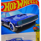 Hot Wheels 2024 - Collector # 084/250 - HW Art Cars 3/10 - '67 Camaro - Blue / 'R' - White Tires on Blue M5 Wheels - IC