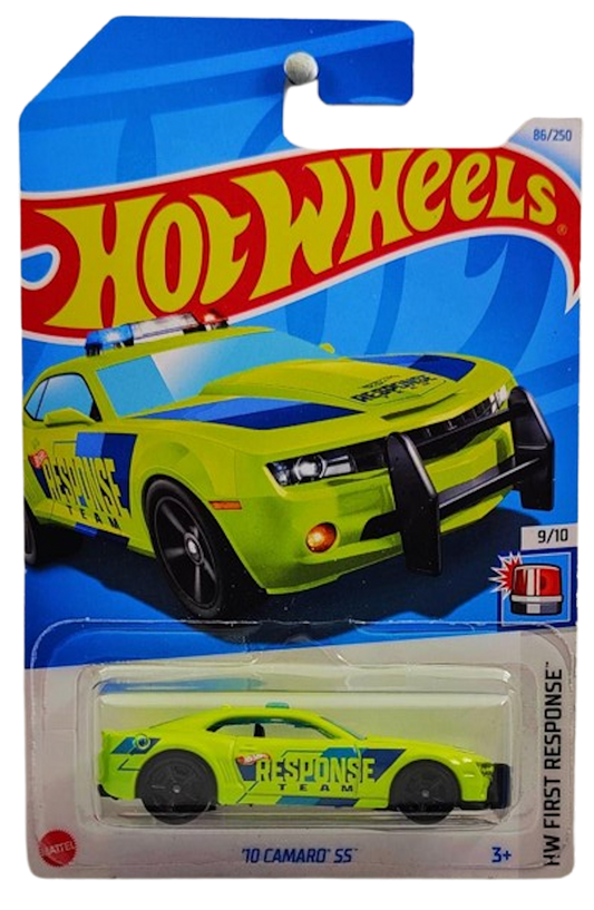 Hot Wheels 2024 - Collector # 086/250 - HW First Response 9/10 - '10 Camaro SS - Lime Green / Response Team - IC