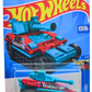 Hot Wheels 2024 - Collector # 119/250 - HW Ride-Ons 03/05 - Tanknator - Red & Teal - USA 'Let's Race' Card