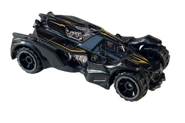 Hot Wheels 2024 - Collector # 149/250 - Batman 4/5 - Batman: Arkham Knight Batmobile - Matte Black - USA 'DC Batman' Card