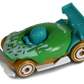 Hot Wheels 2024 - Collector # 150/250 - Fast Foodie 1/5 - Donut Drifter - Green Iciing - Brown Tires / White Aero Disc Wheels - USA 'Let's Race' Card