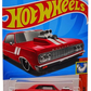 Hot Wheels 2024 - Collector # 157/250 - Muscle Mania 2/5 - '64 Chevy Chevelle SS - Red / White Stripes - USA Card