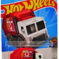 Hot Wheels 2024 - Collector # 160/250 - HW Metro 8/10 - Total Disposal - White Cab / Red Container - USA 'Let's Race' Card