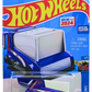 Hot Wheels 2024 - Collector # 168/250 - HW Ride-Ons 5/5 - New Models - Rink Racer - Blue - USA 'Let's Race' Card