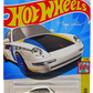 Hot Wheels 2024 - Collector # 174/250 - HW: The '90s - '96 Porsche Carrera (Magnus Walker) - White - Blue Lace Wheels - USA Card