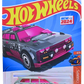 Hot Wheels 2024 - Collector # 189/250 - HW Track Champs 4/5 - New Models - Track Dwagon - Gray / #009X - Pink Windows - USA 'Let's Race Card