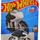 Hot Wheels 2024 - Collector # 190/250 - Factory Fresh 10/10 - New Models - 1966 Triumph Tiger 100 - White / #79 - USA Card