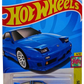 Hot Wheels 2024 - Collector # 211/250 - HW: The '90s 6/10 - '96 Nissan 180SX Type X - Sky Blue - White Lace Wheels - USA Card