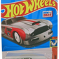 Hot Wheels 2024 - Collector # 219/250 - Muscle Mania - New Models - Aston Martin DB4GT High-Speed Edition - ZAMAC / Red Stripe & Scallops / #4 - USA 'Aston Martin' Card